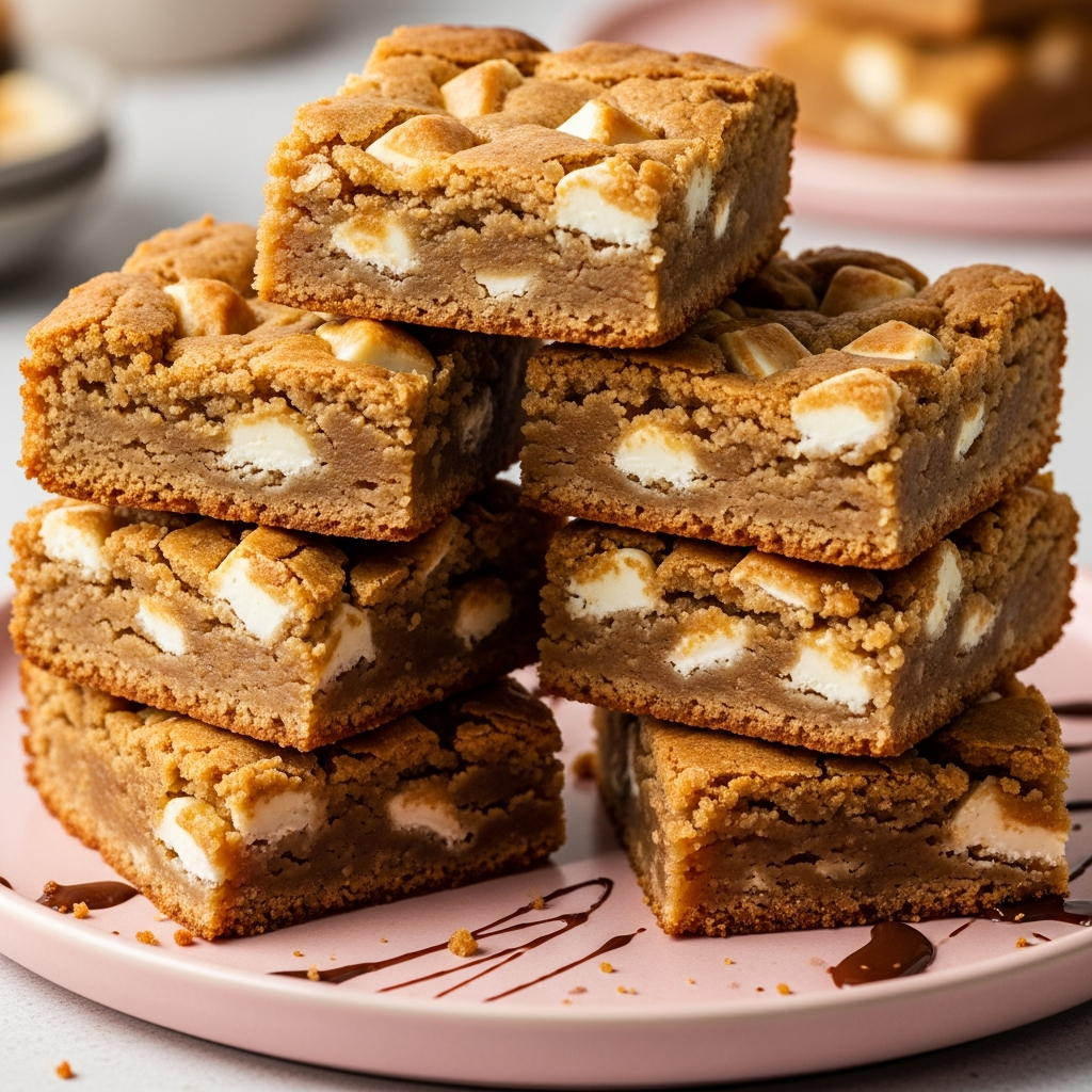 Choco White Rondies Golden White Choco Blondies